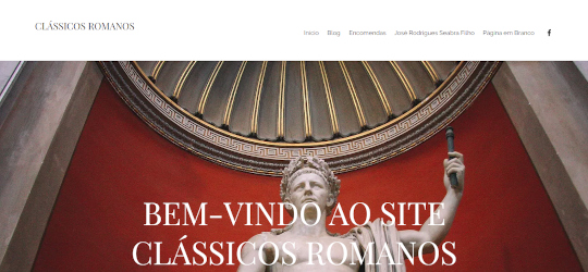Imagem do site de divulgação das obras e das publicações dos Autores da Coleção: Clássicos Romanos/ Série: Bucólicas de Virgílio
